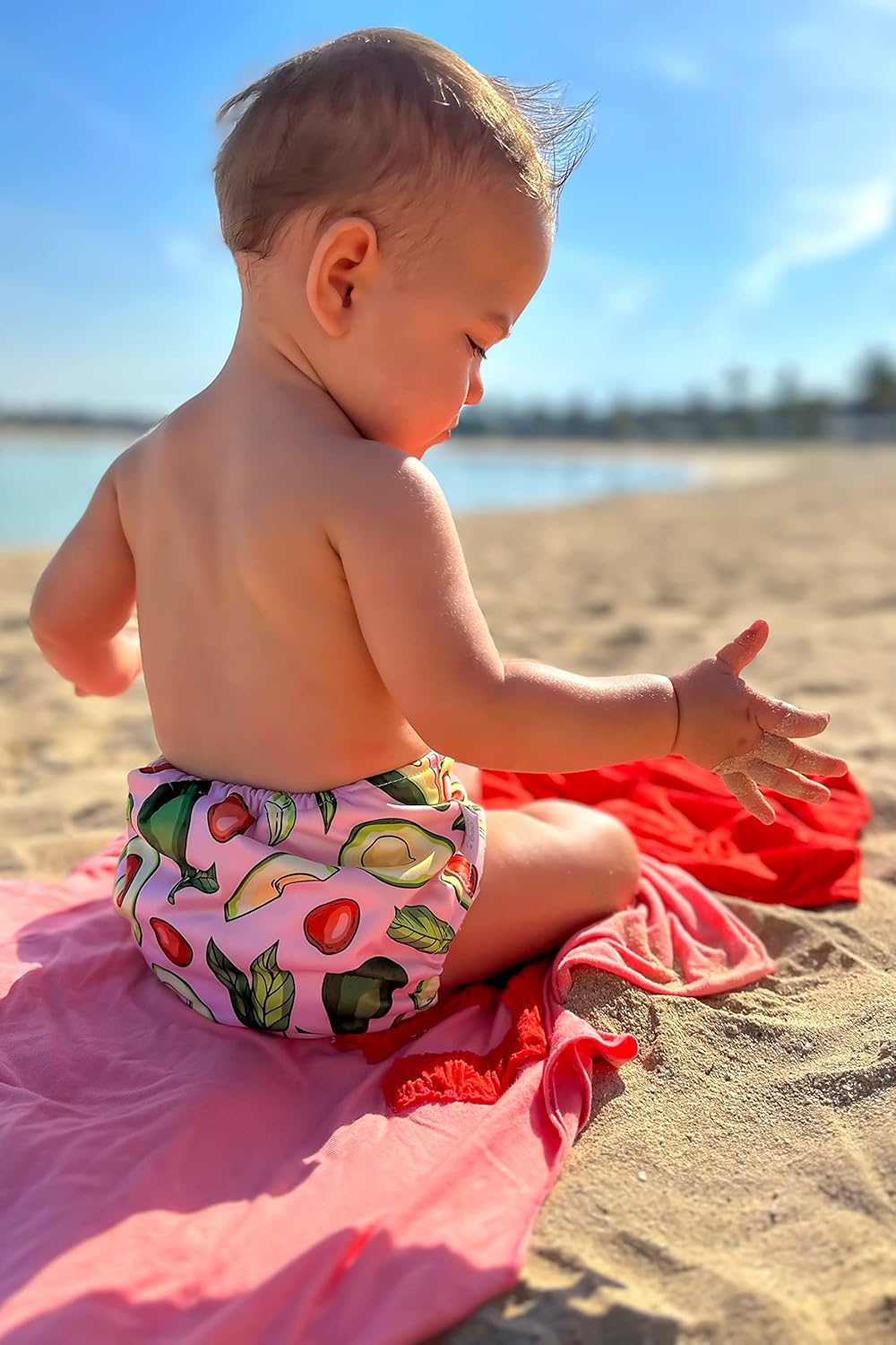 Bananas, Reusable Swim Diaper - Adjustable 9-36 Months